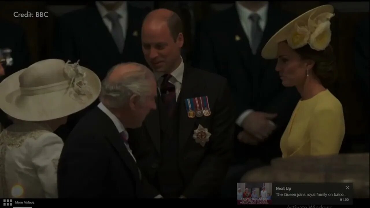 Prince CHARLES blows kisses to Kate Middleton