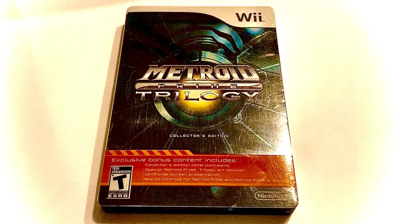 Metroid Prime Trilogy [Collector's Edition] - Wii - WHAT MAKES IT COMPLETE? - AMBIENT UNBOXING