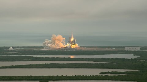 Liftoff in UHD of SpaceX Falcon 9 on CRS-10 Mission #TheNewsOfWorld