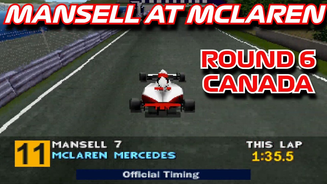 Mansell at McLaren | Round 6: Canadian Grand Prix | Formula 1 (PS1)