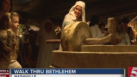 Many Take A 'Walk Thru Bethlehem'
