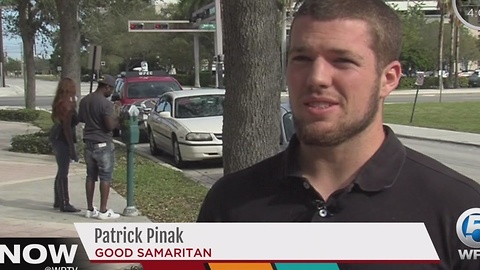 Good Samaritan turns in large sum of money he found in a parking garage in West Palm Bech