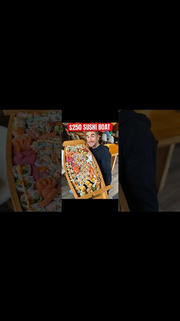 NO ONE COULD BEAT THIS $250 SUSHI EATING CHALLENGE (Feeds 15 People)! #food