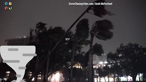 Hurricane Milton Extreme Surge Wind Slams Sarasota, FL 🌪️