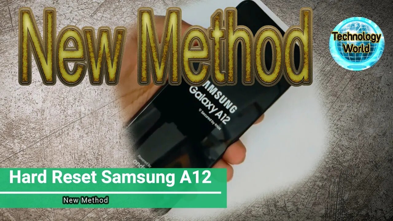 Hard reset Samsung Galaxy A12 New method