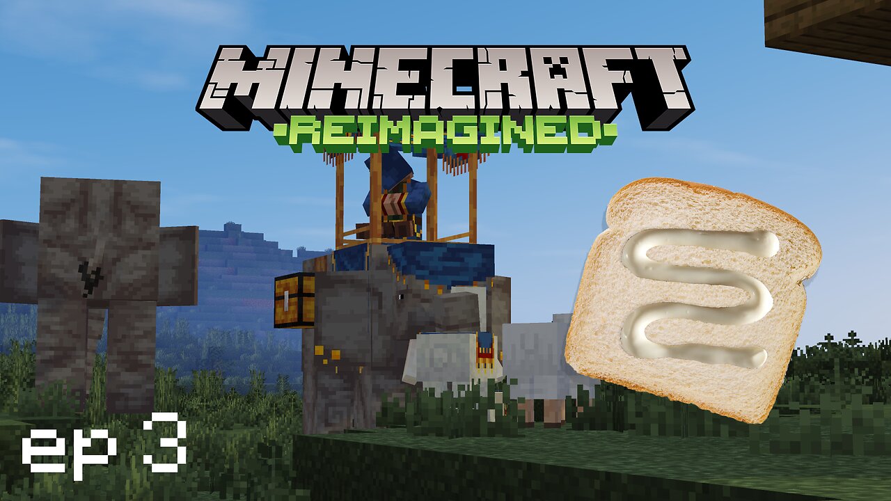 Minecraft Reimagined ep 3 | Mayo Bread & Maranara Trench