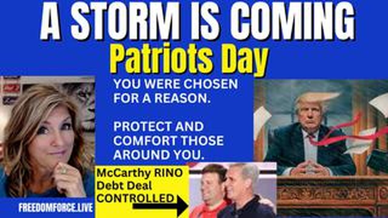 A Storm is Coming- You were Chosen for this. Rino Debt Bill 5-31-23