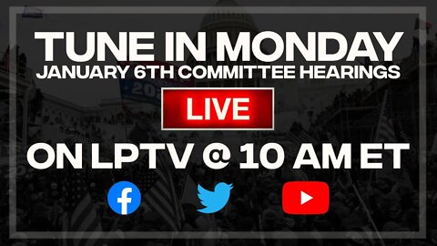 LIVE: The January 6th Committee hearings continue today at 10 AM ET. Join us here.