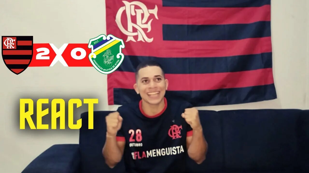 FUTEBOL FRACO | [REACT] REAÇÕES FLAMENGO 2 X 0 ALTOS PI | COPA DO BRASIL