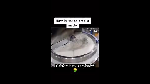 How artificial crab is made