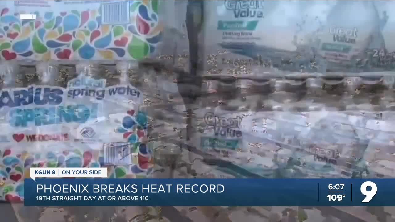 Phoenix breaks heat record