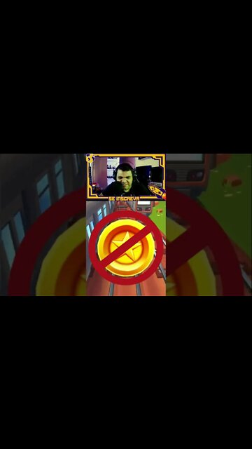 SUBWAYSURFER NO COINS BATENDO MEU RECORD. #cosmiconerd #subwaysurfers #viral #eunaodesisto