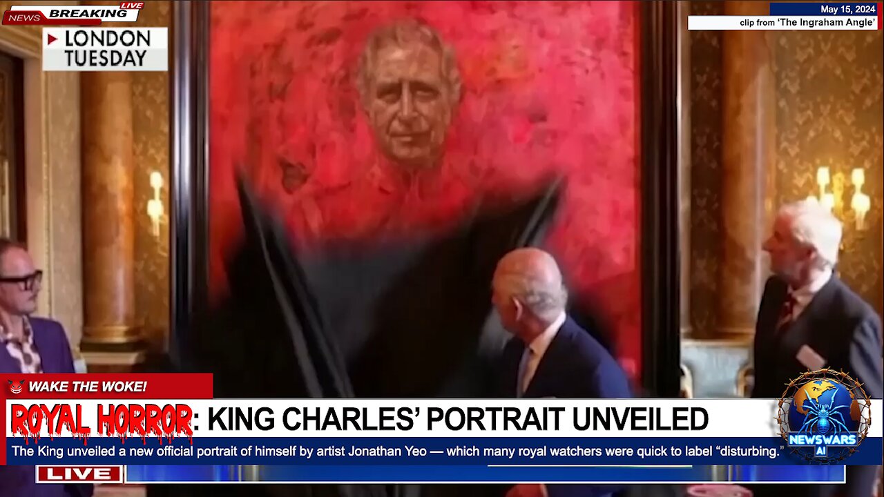 ROYAL HORROR: KING CHARLES’ PORTRAIT UNVEILED