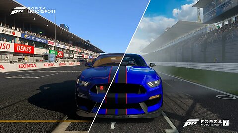 Forza Motorsport vs Forza Motorsport 7 Graphics Comparison Gameplay