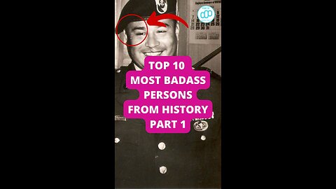 Top 10 Most Badass Persons from History Part 1