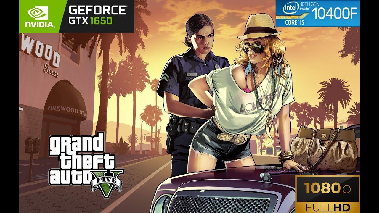 GTA 5 Single game | GTX 1650 4GB + I5 10400F + 16GB RAM | High Settings | Game Play Zone
