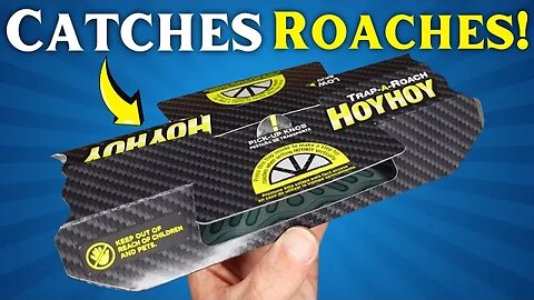 HOY HOY Trap A Roach: HOW TO SET IT UP and ASSEMBLE Your Glue Trap!