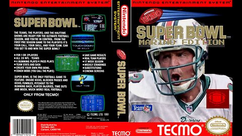 Tecmo Super Bowl - New England Patriots @ Miami Dolphins (Week 11, 1991)