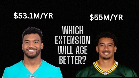 Tua and Love get paid!! Which extension do you like better for their team?