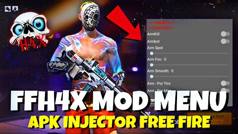 Ffh4x Injector mod menu free fire todas versões