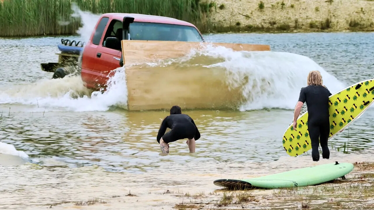 We Built a WAVE POOL in our OWN Backyard!