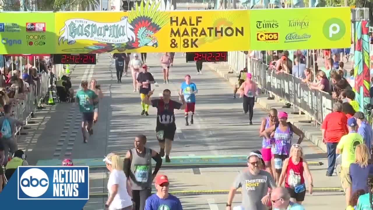 02:40-02:45 Sunday | Publix Gasparilla Distance Classic Finish Line