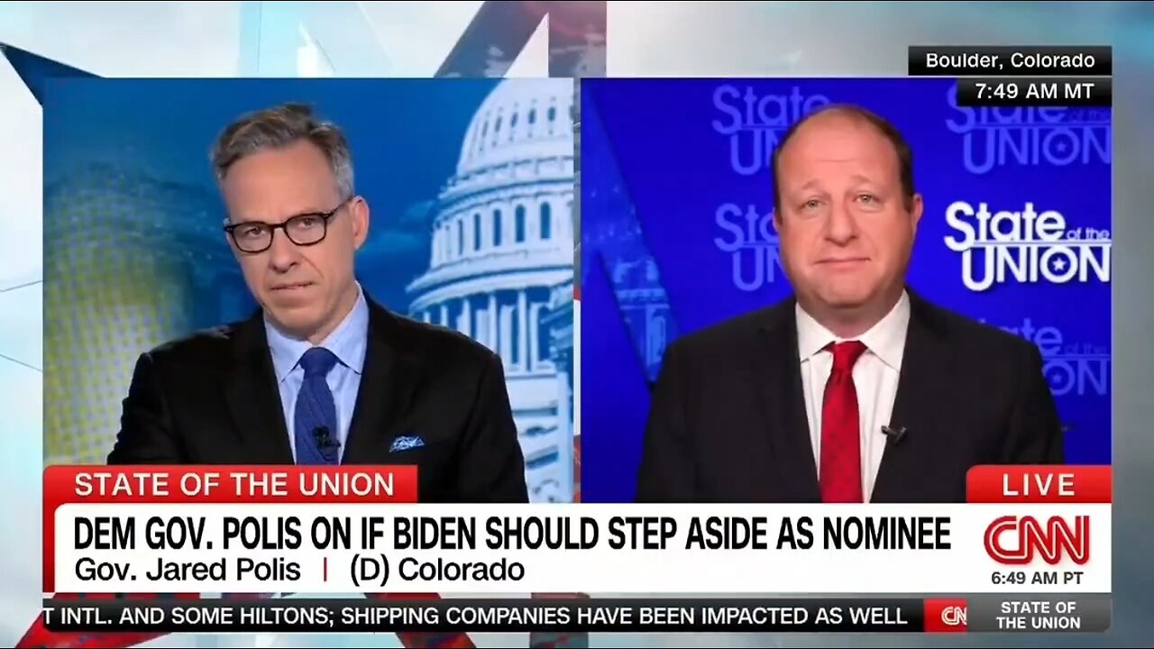 Gov Jared Polis Admits Dems Hold Their Breath When Biden Speaks