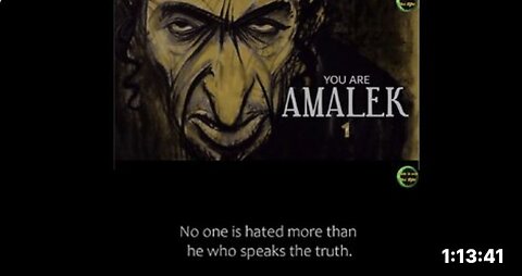 "You are Amalek". Khazarian Satanists aka FAKE JEWS - The real head of the snake