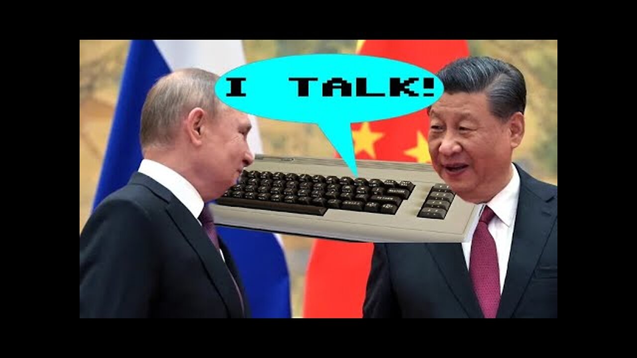 CHINESE? RUSSIANS? NOPE. IT'S SYNTHESIZED SPEECH + COMMENTS!