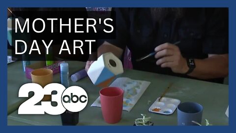 Appreciating mothers through art