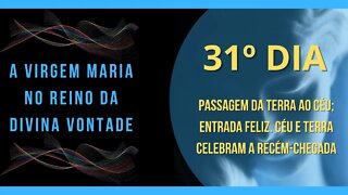 31º Dia | Livro "A Virgem Maria no Reino da Divina Vontade" #litcatolica