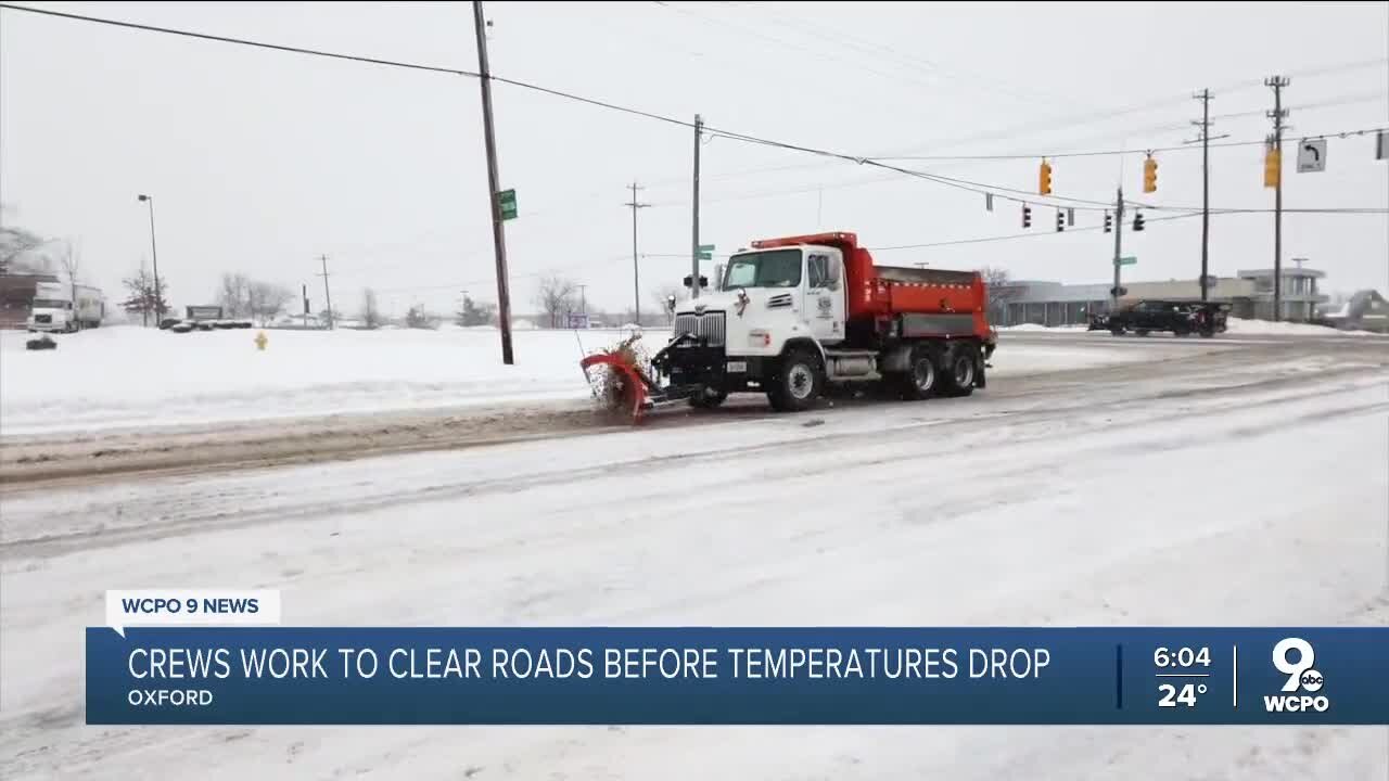 Crews fear freeze could bring slick spots to Tri-State