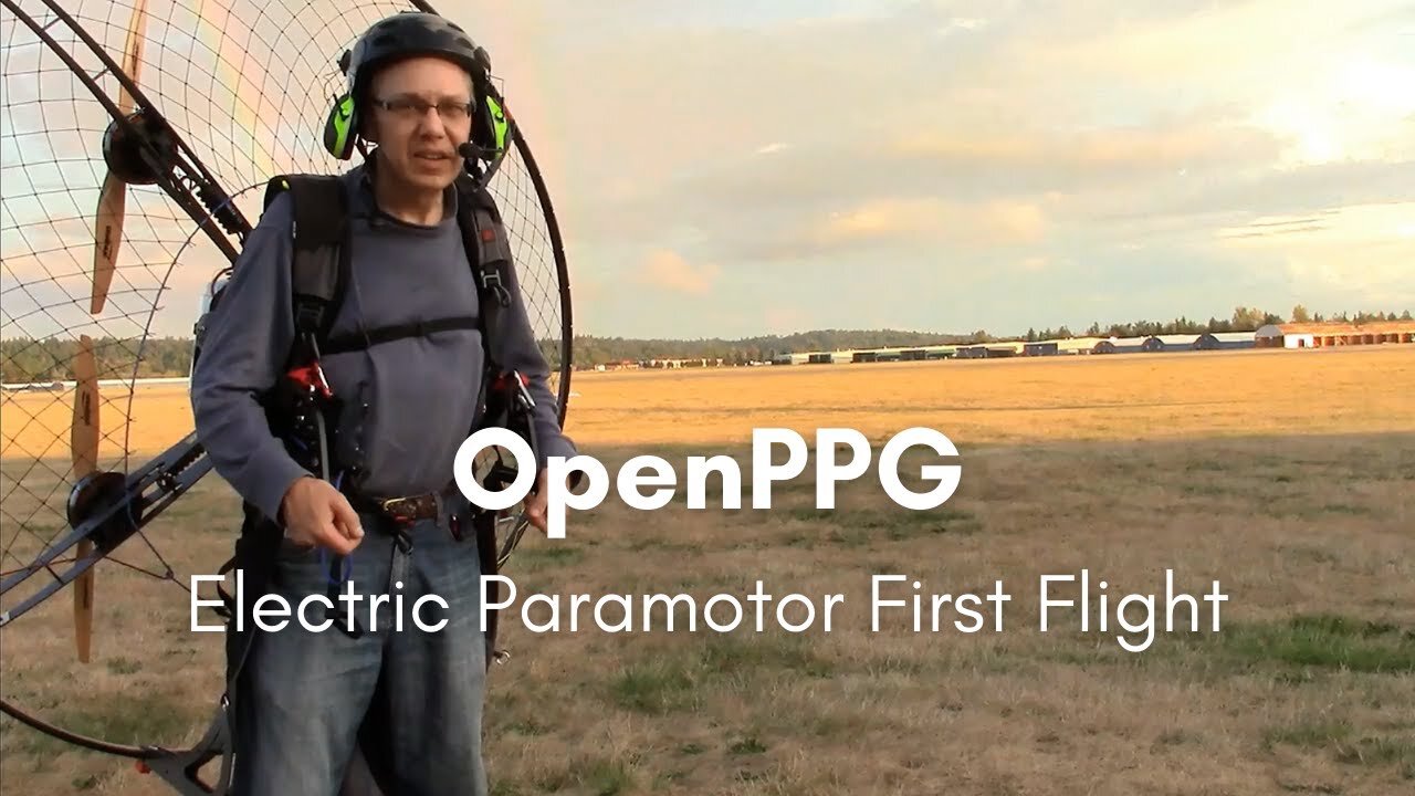 OpenPPG Electric Paramotor First Flight