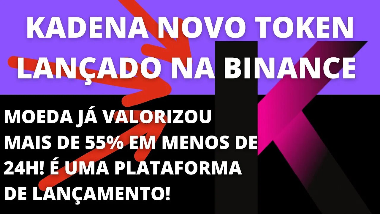 #Kadena nova moeda lançada na #Binance - 191