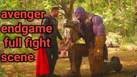 Avengers infinity war final battle thanos vs Avenger wakanda fight seen an ending