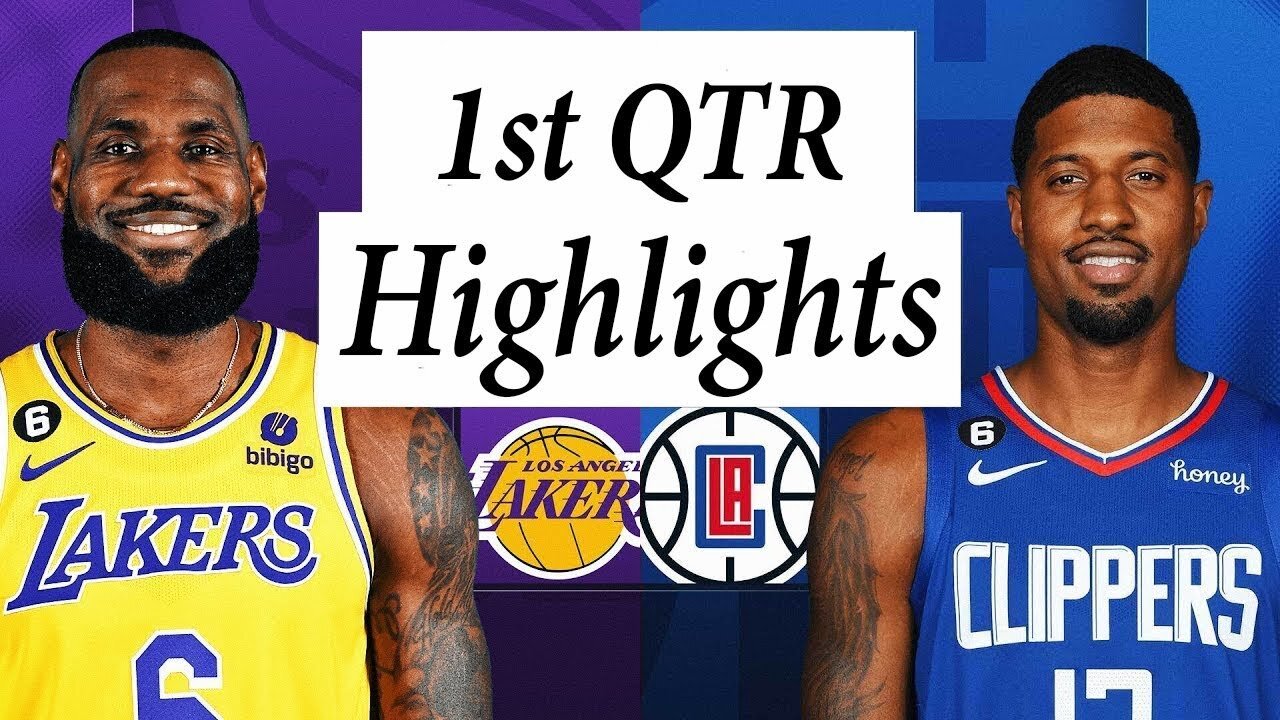 Los Angles Lakers vs. Los Angeles Clippers Full Highlights 1st QTR | Jan 24 | 2022-2023 NBA Season