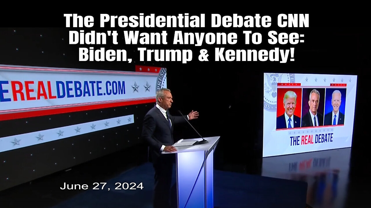 The Presidential Debate CNN Didn't Want Anyone To See: Biden, Trump & Kennedy!