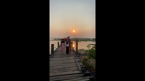 A 175 year-old bridge in Burma