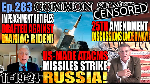 Ep.283 US Missiles Strike Russia! Biden Impeachment Articles Drafted! 25th Amendment Talks Underway!