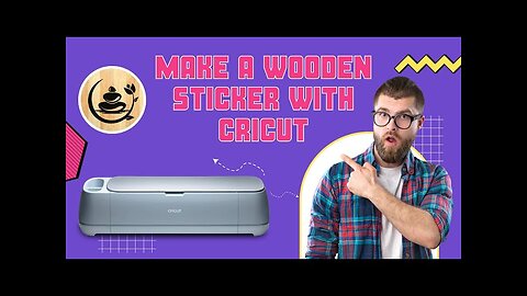 How to Make Wooden Sticker with Cricut