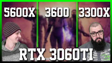 RYZEN 5600X vs RYZEN 3600 vs RYZEN 3300X- Teste em Jogos (FULL HD) - RTX 3060 Ti