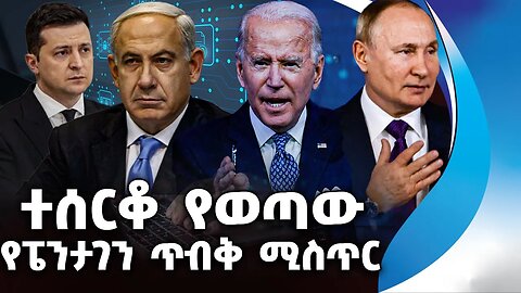 ተሰርቆ የወጣው የፔንታገን ጥብቅ ሚስጥር | Top secret | American | Ukraine | Russia | European union