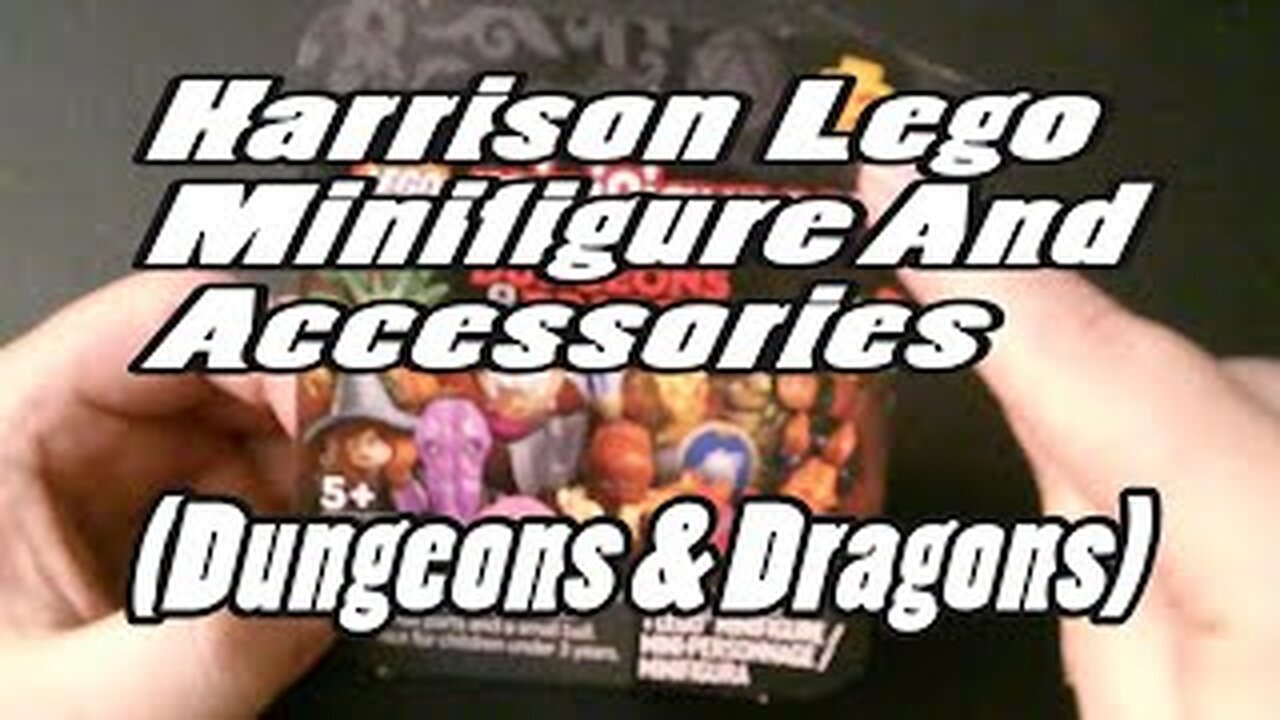 Harrison Lego Minifigure And Accessories (Dungeons & Dragons)