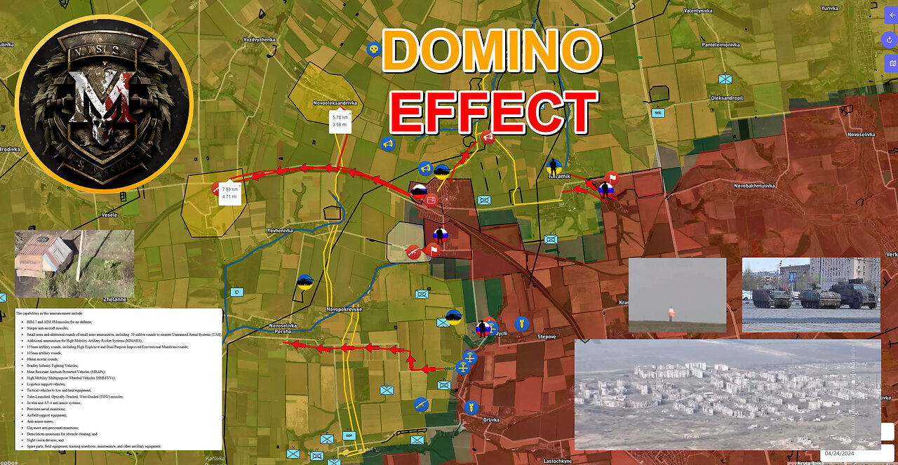 The Bloom | Final Storm Of Krasnohorivka | Ocheretyne Flower Is Blooming. Military Summary 2024.4.24