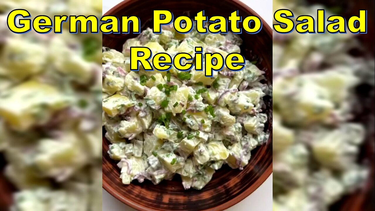 German Potato Salad Recipe: A Flavorful Twist on a Classic Dish | دستور تهیه سالاد آلمانی