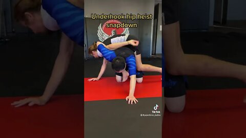 Underhook hip heist snapdown #bjj #martialarts #mma