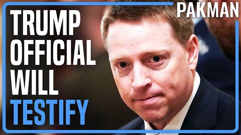 BREAKING: Trump National Security Official Will Testify at Riot Committee