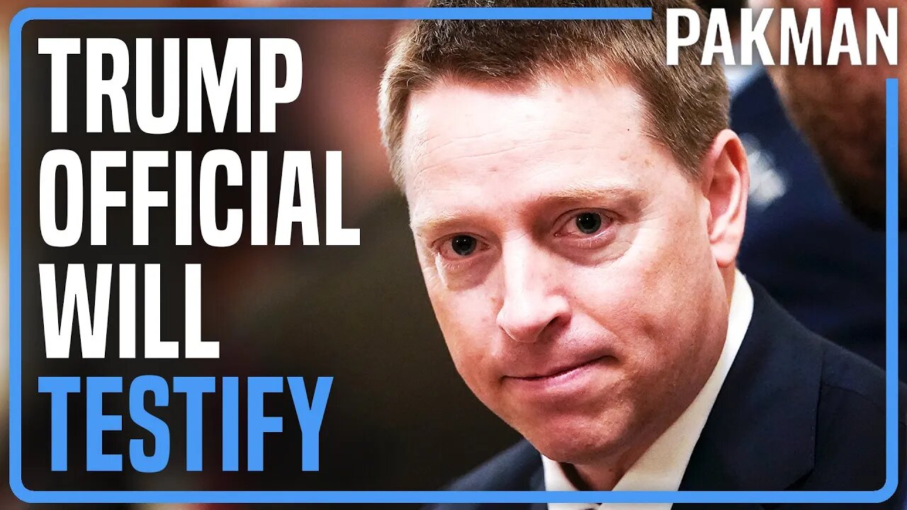 BREAKING: Trump National Security Official Will Testify at Riot Committee