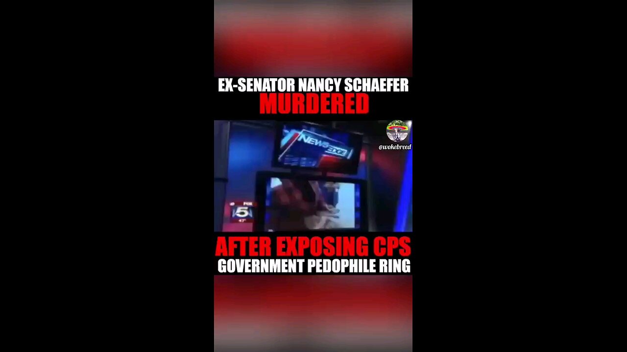 Ex-Senator Nancy Schaefer Murdered after exposing CPS government Pedophile ring.