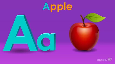 Phonics Song with TWO Words - A For Apple - ABC Alphabet Songs with Sounds for Children